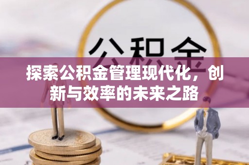 鄂伦春探索公积金管理现代化，创新与效率的未来之路