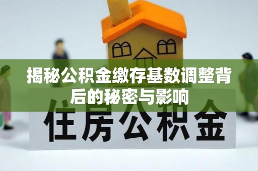 鄂伦春揭秘公积金缴存基数调整背后的秘密与影响