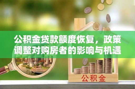 鄂伦春公积金贷款额度恢复，政策调整对购房者的影响与机遇