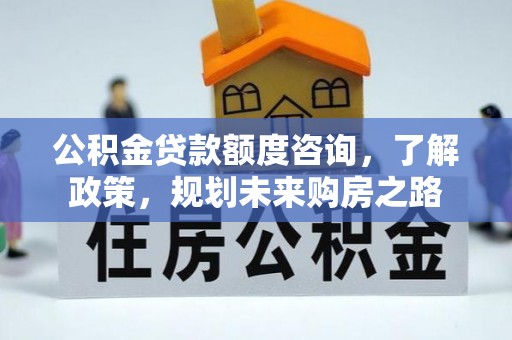 鄂伦春公积金贷款额度咨询，了解政策，规划未来购房之路