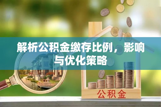 鄂伦春解析公积金缴存比例，影响与优化策略